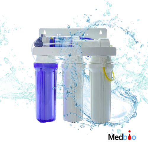 osmose reversa laboratorial 16 l, h 4 estgios com medidor de condutividade